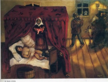 Geburtsgenosse Marc Chagall Ölgemälde